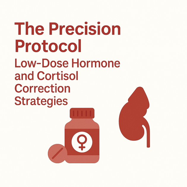 The Precision Protocol: Low-Dose Hormone and Cortisol Correction Strategies